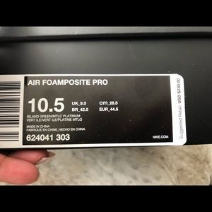 Men’s Nike Air Foamposite